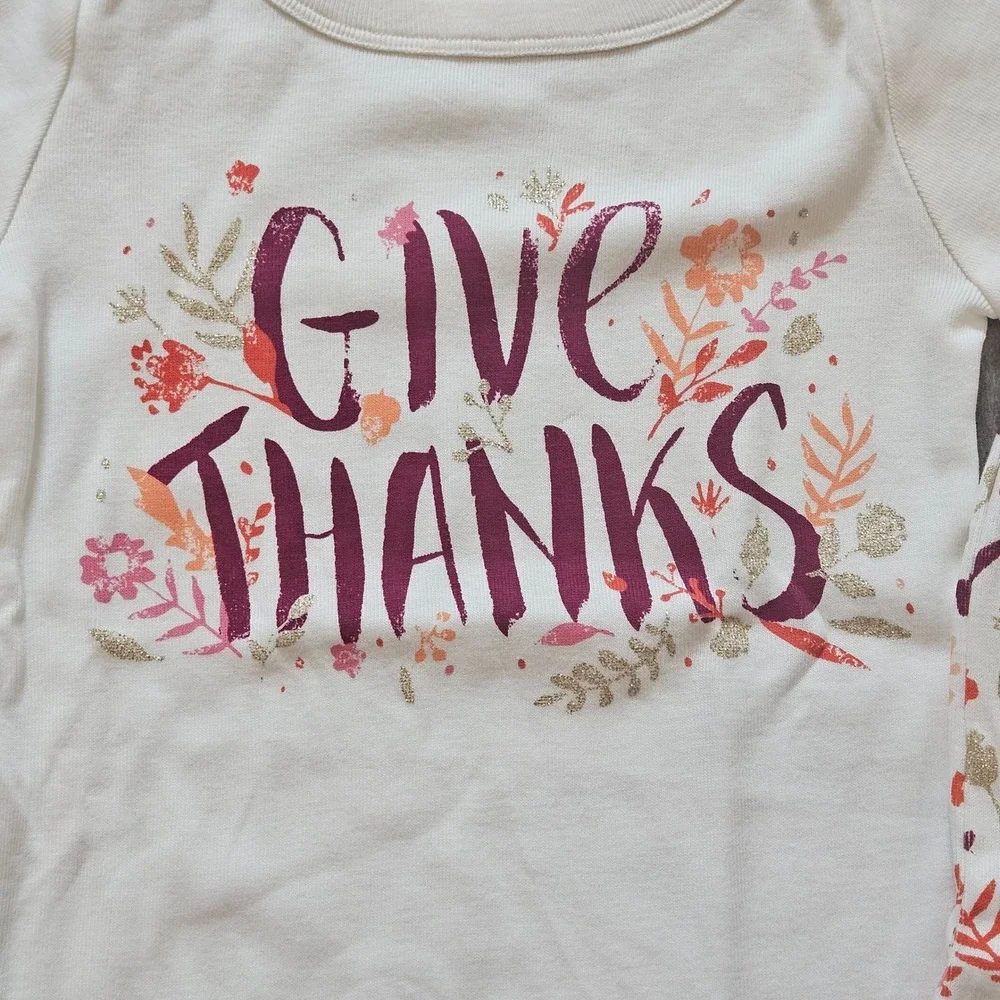 Gymboree Pajama Set Lot of 2 Size 5 NEW Thanksgiving Christmas PJs Holiday Fall